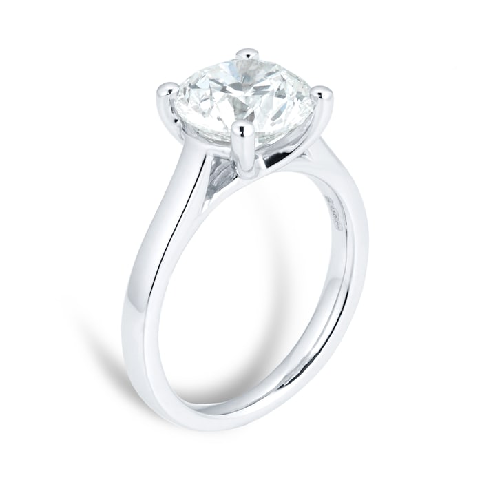 Goldsmiths Platinum 3ct Diamond Solitaire Engagement Ring