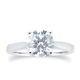 06019167 - Platinum 2ct Diamond Solitaire Engagement Ring