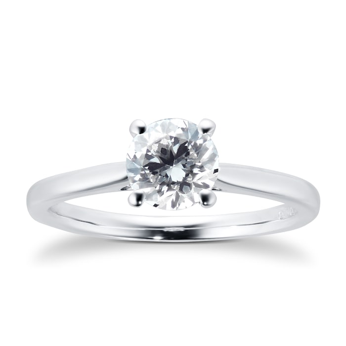 Mappin & Webb 18ct White Gold 1.00ct Diamond Solitaire Ring
