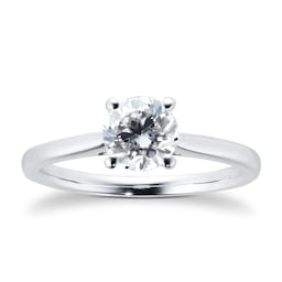 06019174 - 18ct White Gold 1.00ct Diamond Solitaire Ring