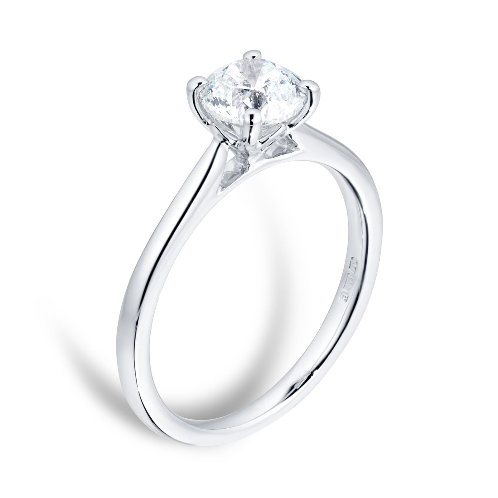 Mappin & Webb 18ct White Gold 1.00ct Diamond Solitaire Ring Mappin & Webb 18ct White Gold 1.00ct Diamond Solitaire Ring