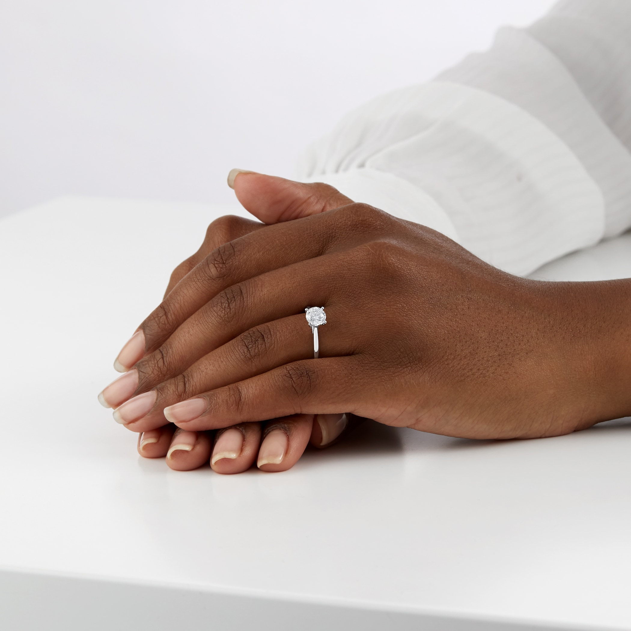 Mappin & Webb 18ct White Gold 1.00ct Diamond Solitaire Ring Mappin & Webb 18ct White Gold 1.00ct Diamond Solitaire Ring