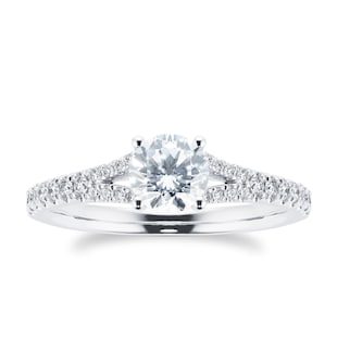 Goldsmiths 18ct White Gold 1ct Diamond Engagement Ring