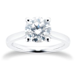 06019192 - 18ct White Gold 2ct Brilliant Cut Diamond Solitaire Ring