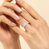 Goldsmiths Platinum Brilliant Cut 0.70ct Goldsmiths Brightest Diamond Engagement Ring