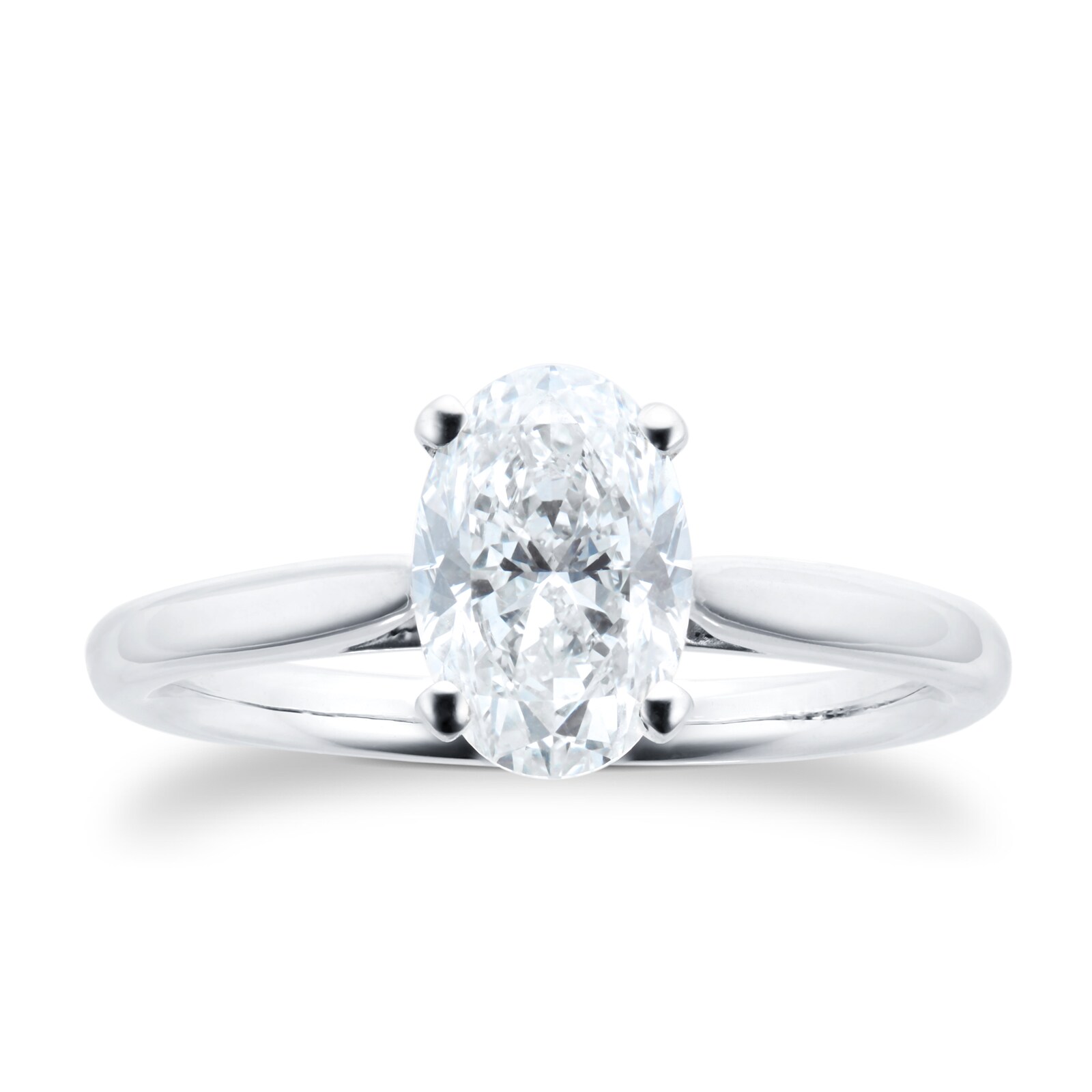 Solitaire Engagement Rings, Round & Oval Single Solitaire Diamond Rings ...