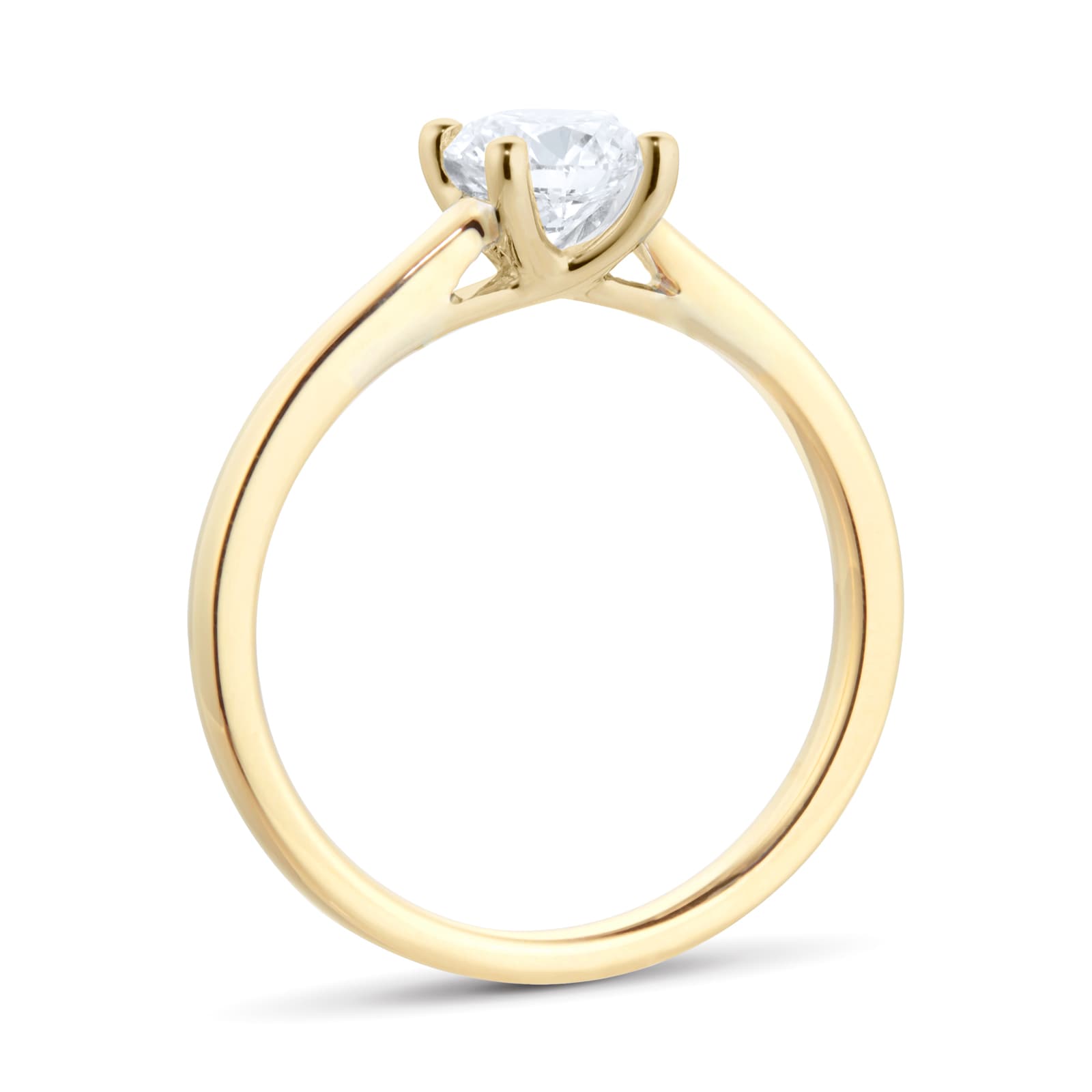 Goldsmiths 18ct Yellow Gold 0.70cttw Diamond Solitaire Engagement Ring - Ring Size I Goldsmiths 18ct Yellow Gold 0.70cttw Diamond Solitaire Engagement Ring - Ring Size I