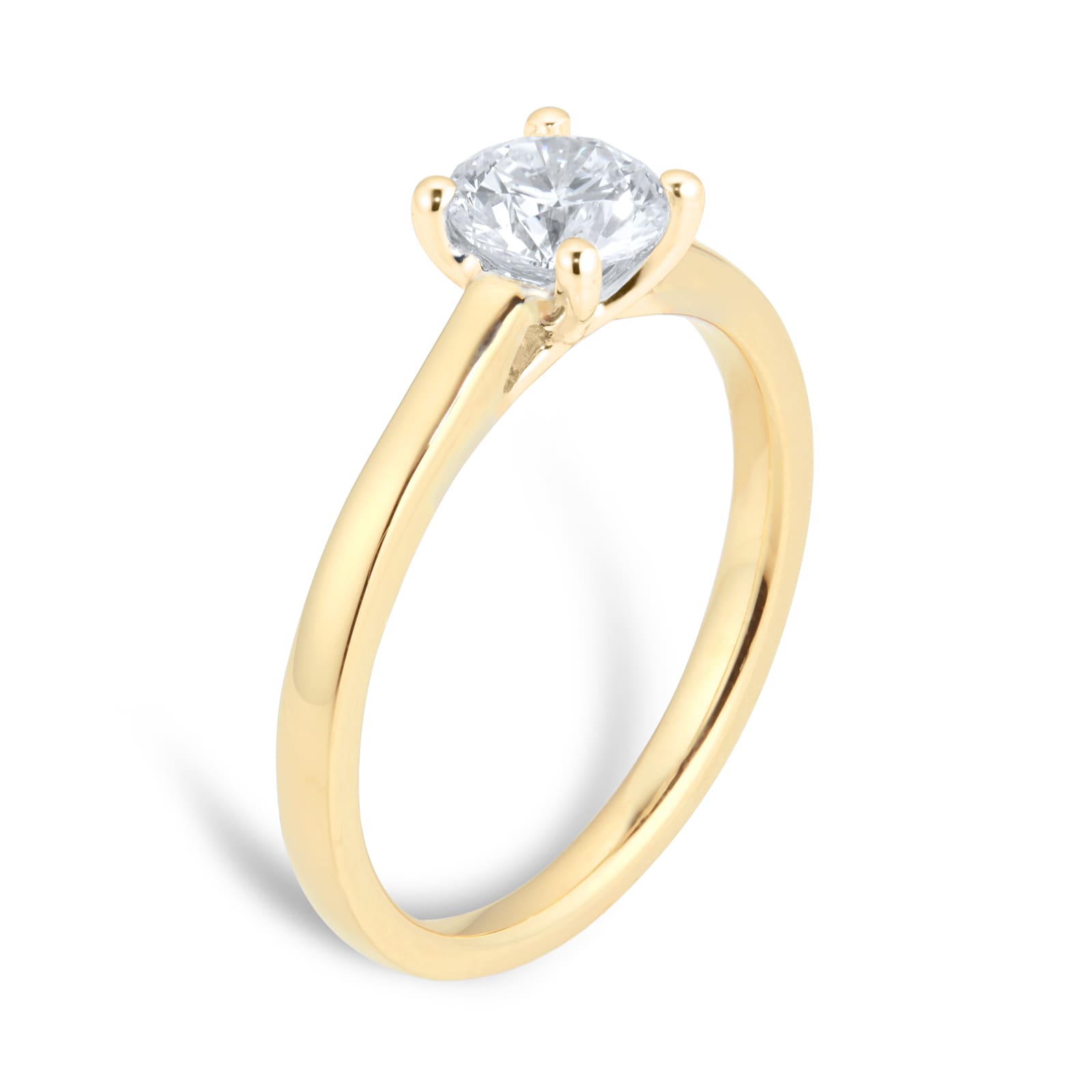 Goldsmiths 18ct Yellow Gold 0.70cttw Diamond Solitaire Engagement Ring - Ring Size I Goldsmiths 18ct Yellow Gold 0.70cttw Diamond Solitaire Engagement Ring - Ring Size I