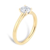 Goldsmiths 18ct Yellow Gold 0.70cttw Diamond Solitaire Engagement Ring
