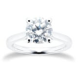 Goldsmiths Platinum 2.00ct Solitaire Engagement Ring