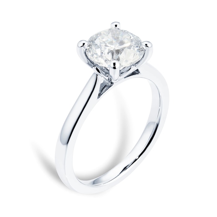Goldsmiths Platinum 2.00ct Solitaire Engagement Ring