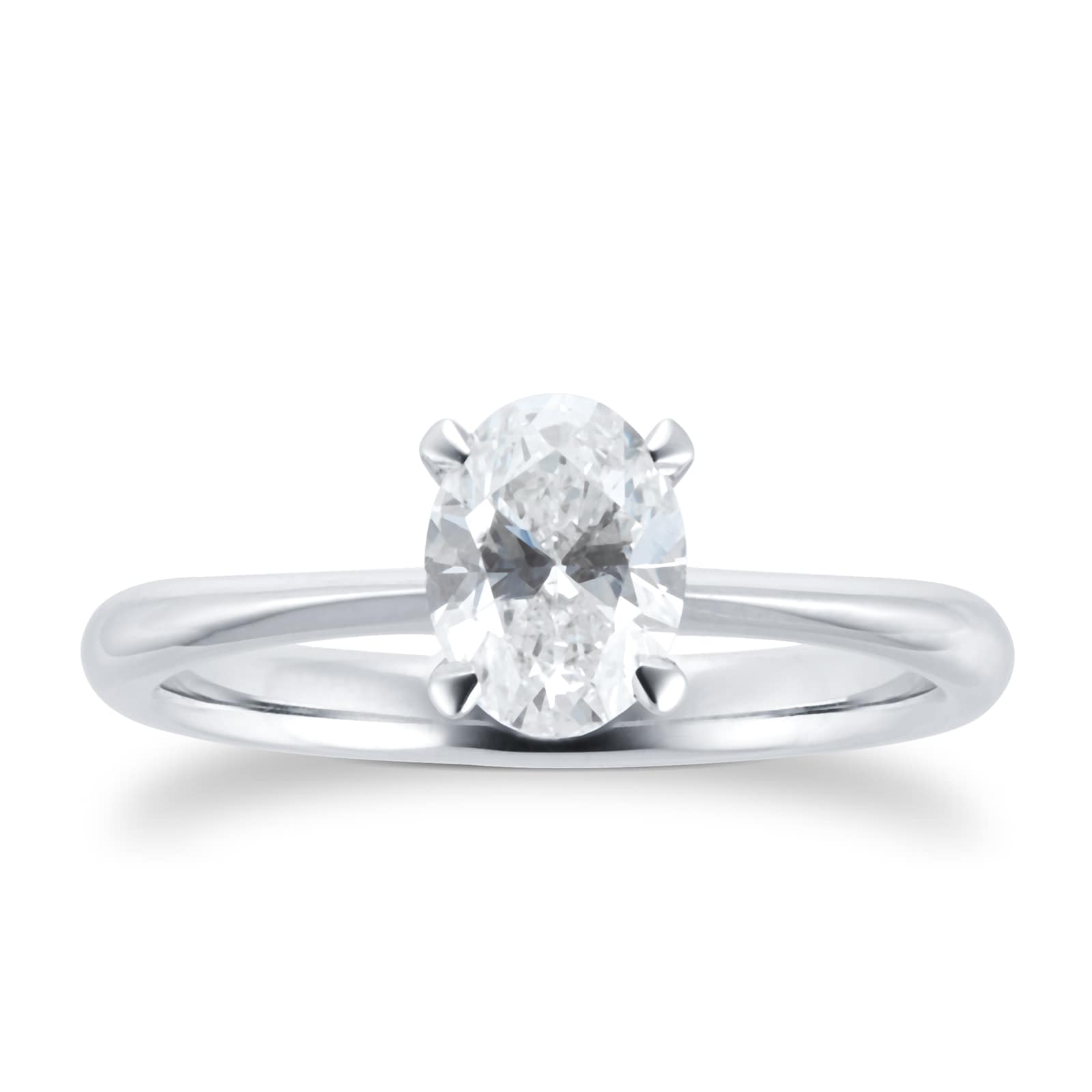 Mappin & Webb Platinum Hermione 0.75ct Oval Cut Solitaire Diamond Ring Mappin & Webb Platinum Hermione 0.75ct Oval Cut Solitaire Diamond Ring