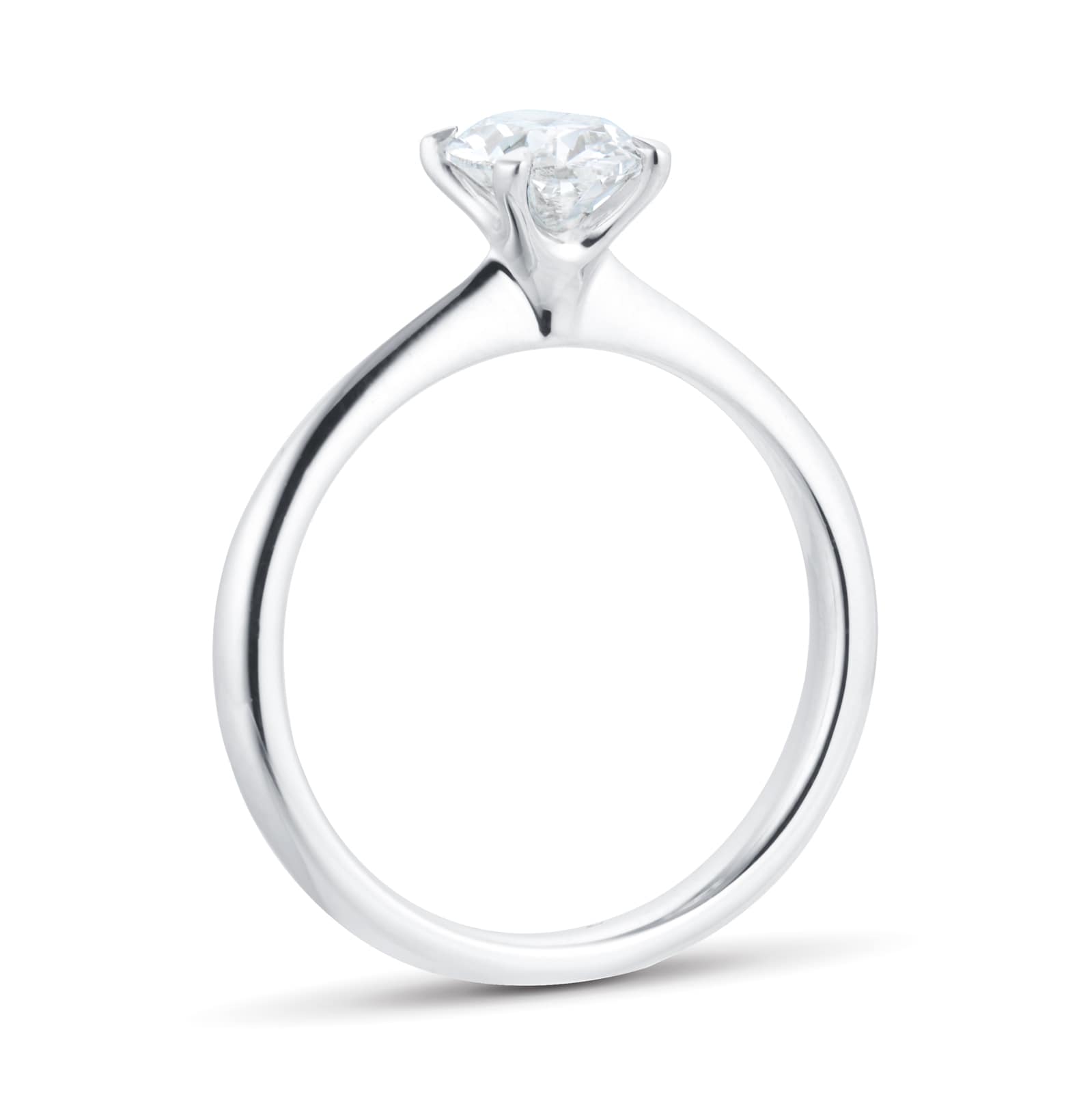 Mappin & Webb Platinum Hermione 0.75ct Oval Cut Solitaire Diamond Ring Mappin & Webb Platinum Hermione 0.75ct Oval Cut Solitaire Diamond Ring