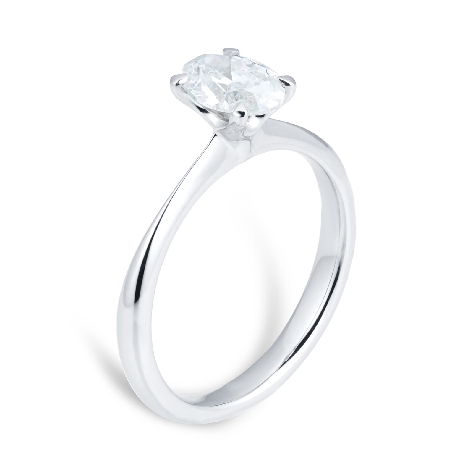 Mappin & Webb Platinum Hermione 0.75ct Oval Cut Solitaire Diamond Ring Mappin & Webb Platinum Hermione 0.75ct Oval Cut Solitaire Diamond Ring