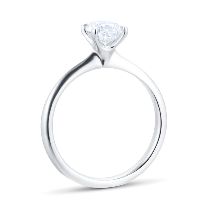 Mappin & Webb Platinum Hermione 1.00ct Oval Cut Solitaire Diamond Ring