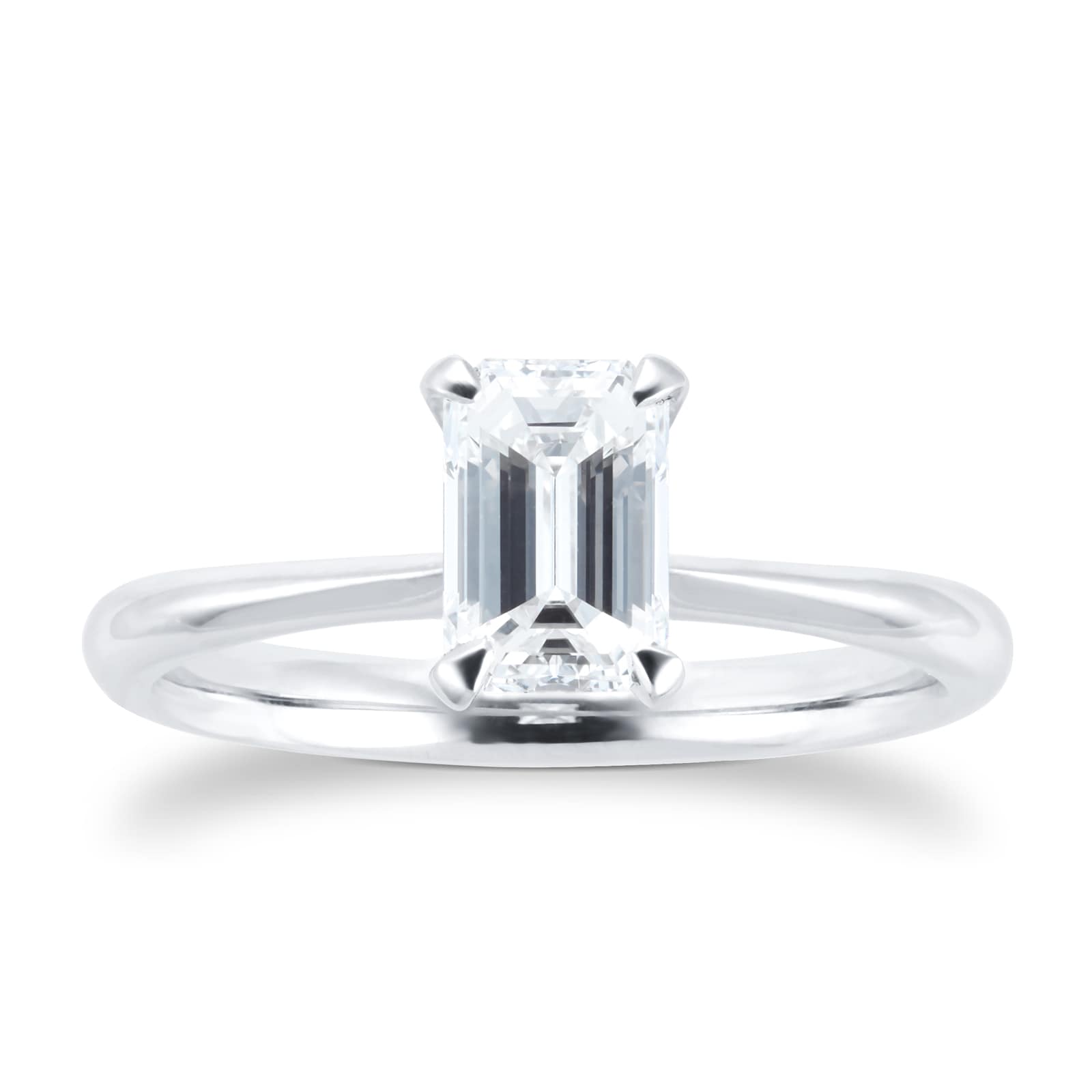 Old Bond Street emerald-cut diamond ring