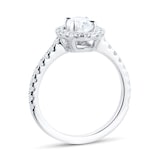 Mappin & Webb Amelia Platinum 1.70cttw Diamond Halo Ring