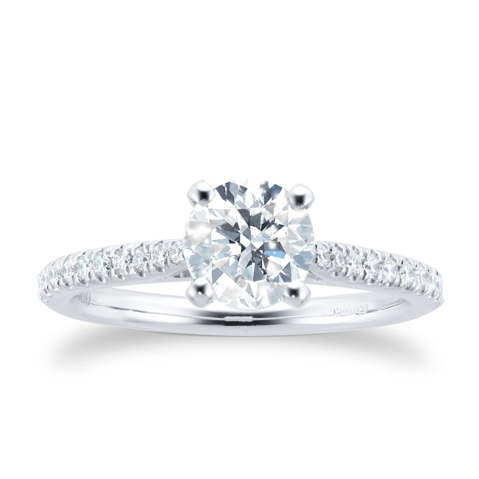 Mappin & Webb Constance Platinum 1.14ct Brilliant Cut Diamond Ring