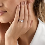 Mappin & Webb Constance Platinum 1.14ct Pear Cut Diamond Ring
