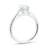 Mappin & Webb Constance Platinum 1.14ct Pear Cut Diamond Ring
