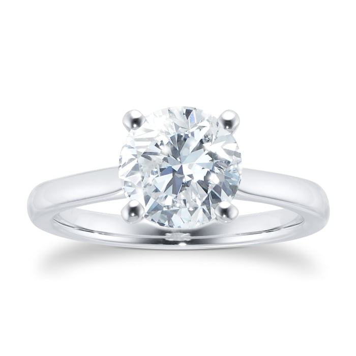 Mappin & Webb Platinum 2.00ct Solitaire Engagement Ring