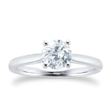 Mappin & Webb Platinum 1.00ct Solitaire Engagement Ring