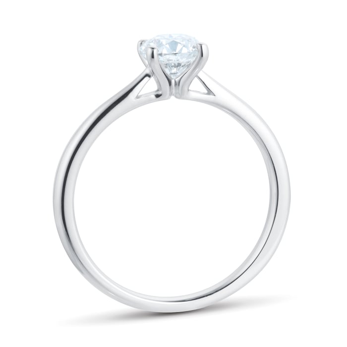Goldsmiths Platinum 0.70ct Round Solitaire Engagement Ring