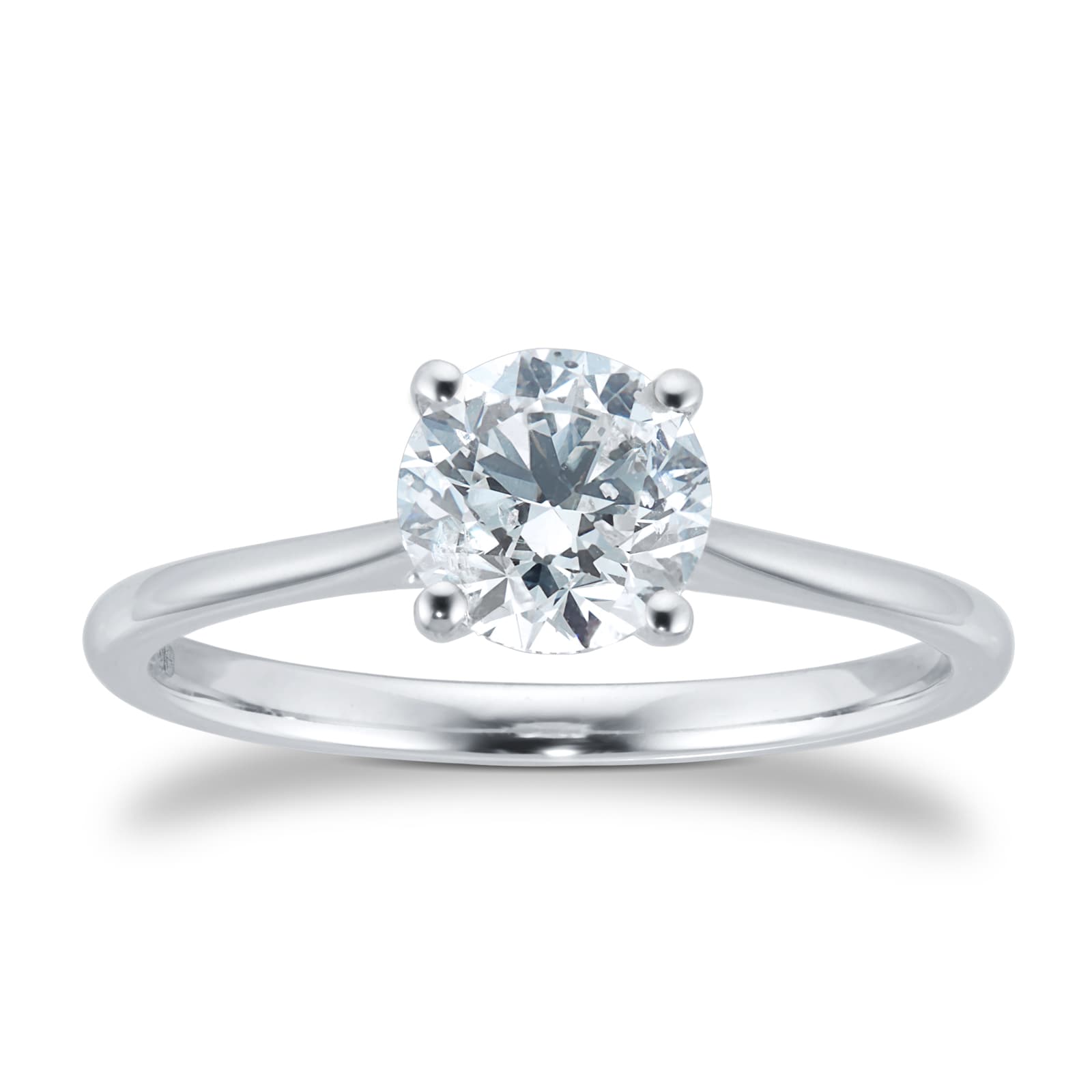 Goldsmiths Platinum 1.00ct Diamond Solitaire Ring Goldsmiths Platinum 1.00ct Diamond Solitaire Ring