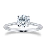 Goldsmiths Platinum 1.00ct Diamond Solitaire Ring