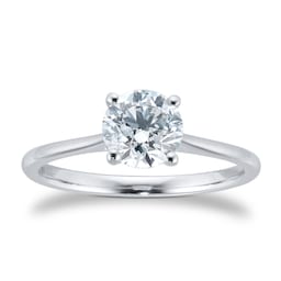 06019469 - Platinum 1.00ct Diamond Solitaire Ring