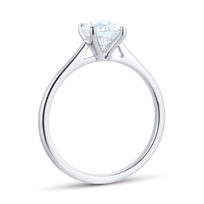 Goldsmiths Platinum 1.00ct Diamond Solitaire Ring