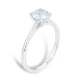 Goldsmiths Platinum 1.00ct Diamond Solitaire Ring