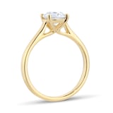 Goldsmiths 9ct Yellow Gold 1ct Diamond Solitaire Engagement Ring