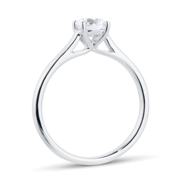 Goldsmiths 9ct White Gold 0.50ct Diamond Solitaire Engagement Ring