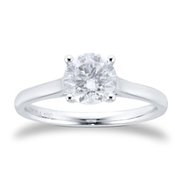 06019484 - 9ct White Gold 1ct Diamond Solitaire Engagement Ring