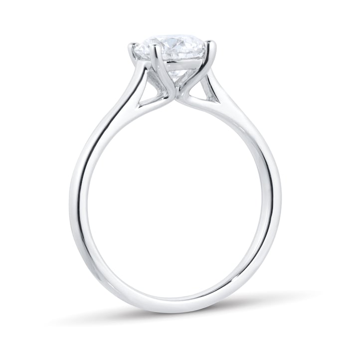 Goldsmiths 9ct White Gold 1ct Diamond Solitaire Engagement Ring