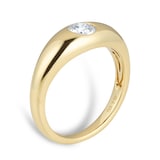 Goldsmiths 18ct Yellow Gold 0.50ct Diamond GIA Round Engagement Ring