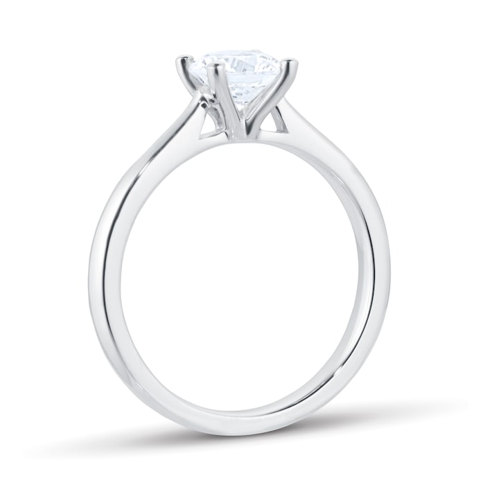 Goldsmiths Platinum 0.70ct Solitaire Diamond Engagment Ring