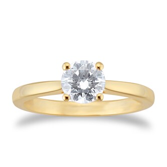 Goldsmiths 18ct Yellow Gold 0.70ct Solitaire Diamond Engagement Ring Goldsmiths 18ct Yellow Gold 0.70ct Solitaire Diamond Engagement Ring