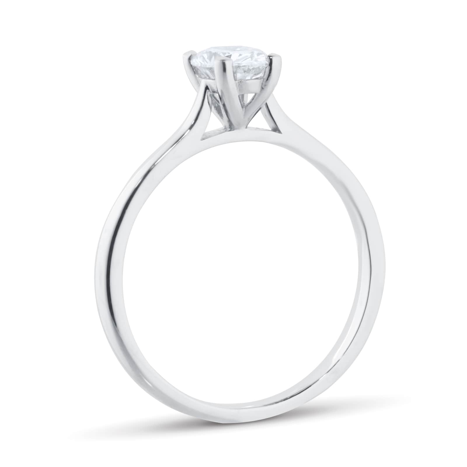 Goldsmiths Platinum 0.70ct Diamond Oval Solitaire Engagement Ring - Ring Size N Goldsmiths Platinum 0.70ct Diamond Oval Solitaire Engagement Ring - Ring Size N