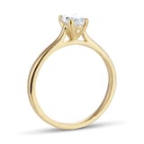 Goldsmiths 18ct Yellow Gold 0.70ct Diamond Oval Solitaire Engagement Ring