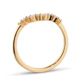 Goldsmiths 18ct Yellow Gold 0.75cttw Diamond Oval Tiara Bridal Set