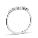 Goldsmiths Platinum 0.75cttw Diamond Oval Tiara Bridal Set