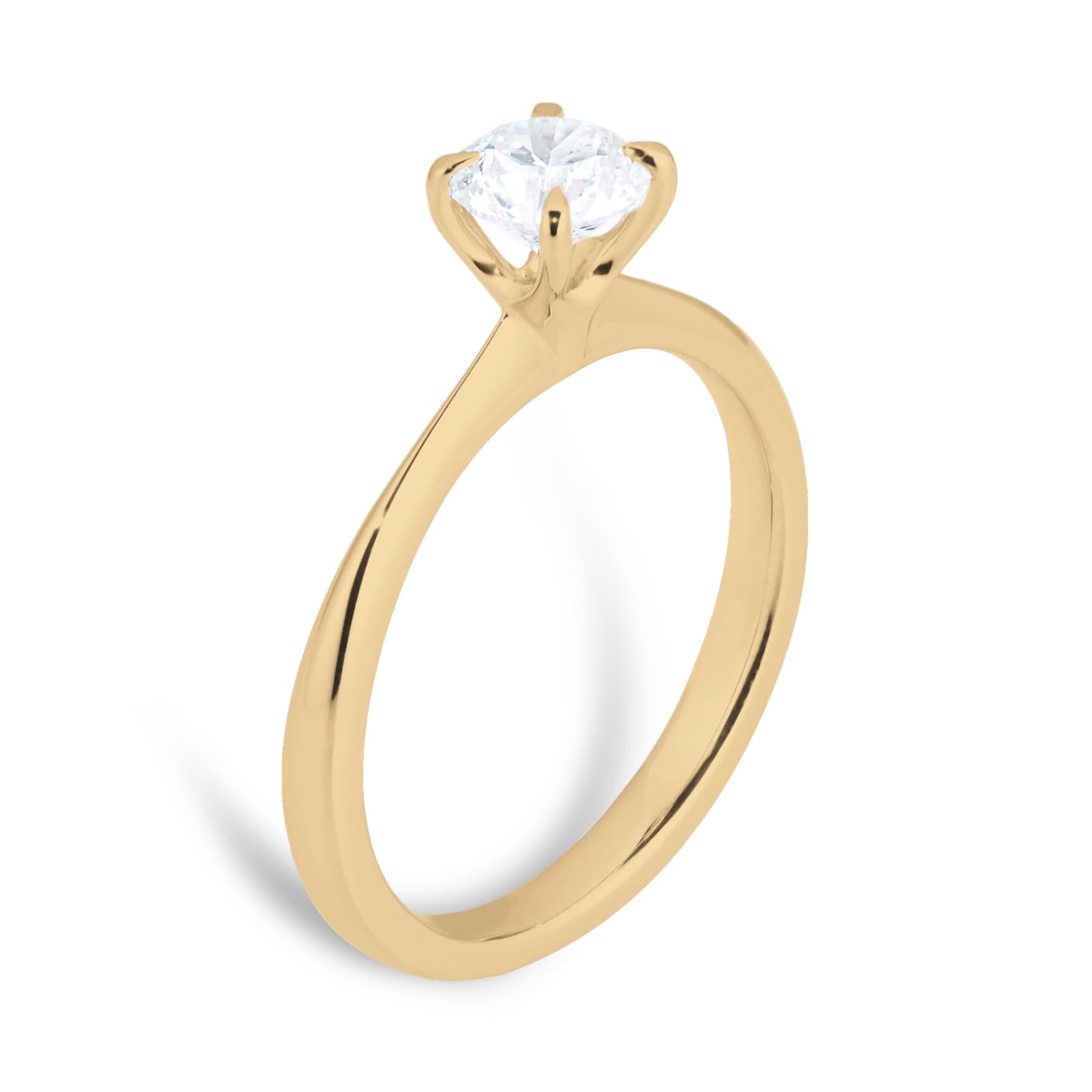 Mappin & Webb Hermione 18ct Yellow Gold 0.75ct Brilliant Cut Solitaire Ring
