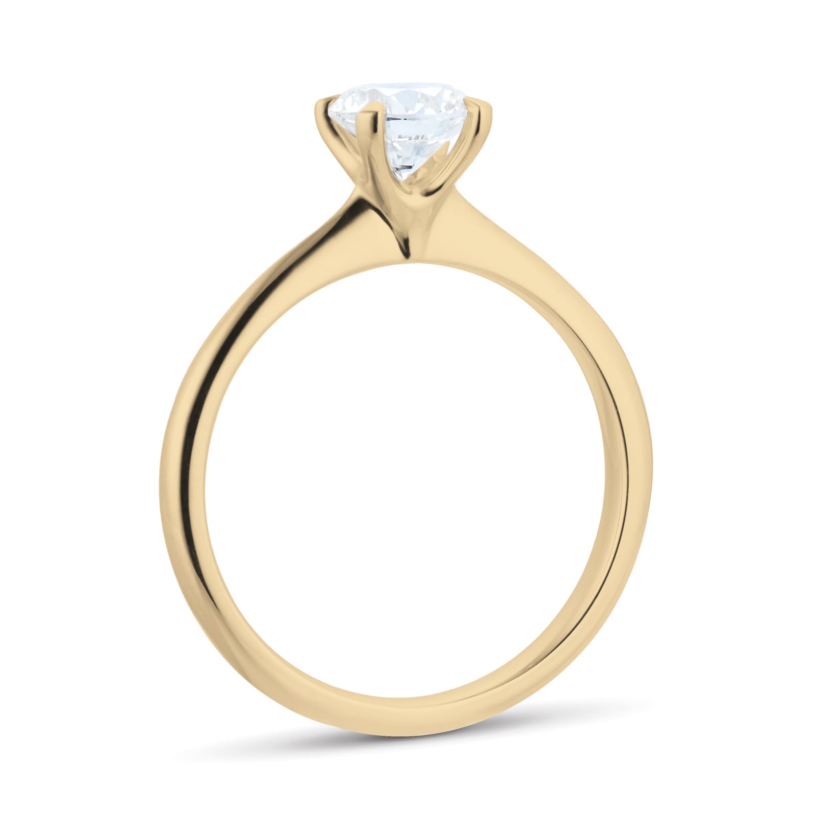 Mappin & Webb Hermione 18ct Yellow Gold 0.50ct Brilliant Cut Solitaire Ring