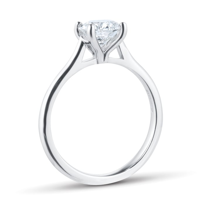 Goldsmiths Platinum 1.00ct Solitaire Diamond Engagement Ring