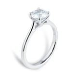 Goldsmiths Platinum 1.00ct Solitaire Diamond Engagement Ring