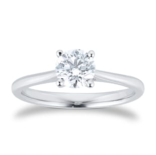 Goldsmiths Platinum 0.70ct Solitaire Diamond Engagment Ring