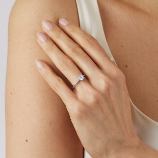 Goldsmiths Platinum 0.70ct Solitaire Diamond Engagment Ring