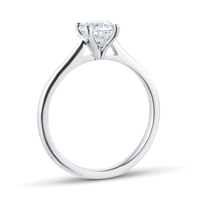 Goldsmiths Platinum 0.70ct Solitaire Diamond Engagment Ring